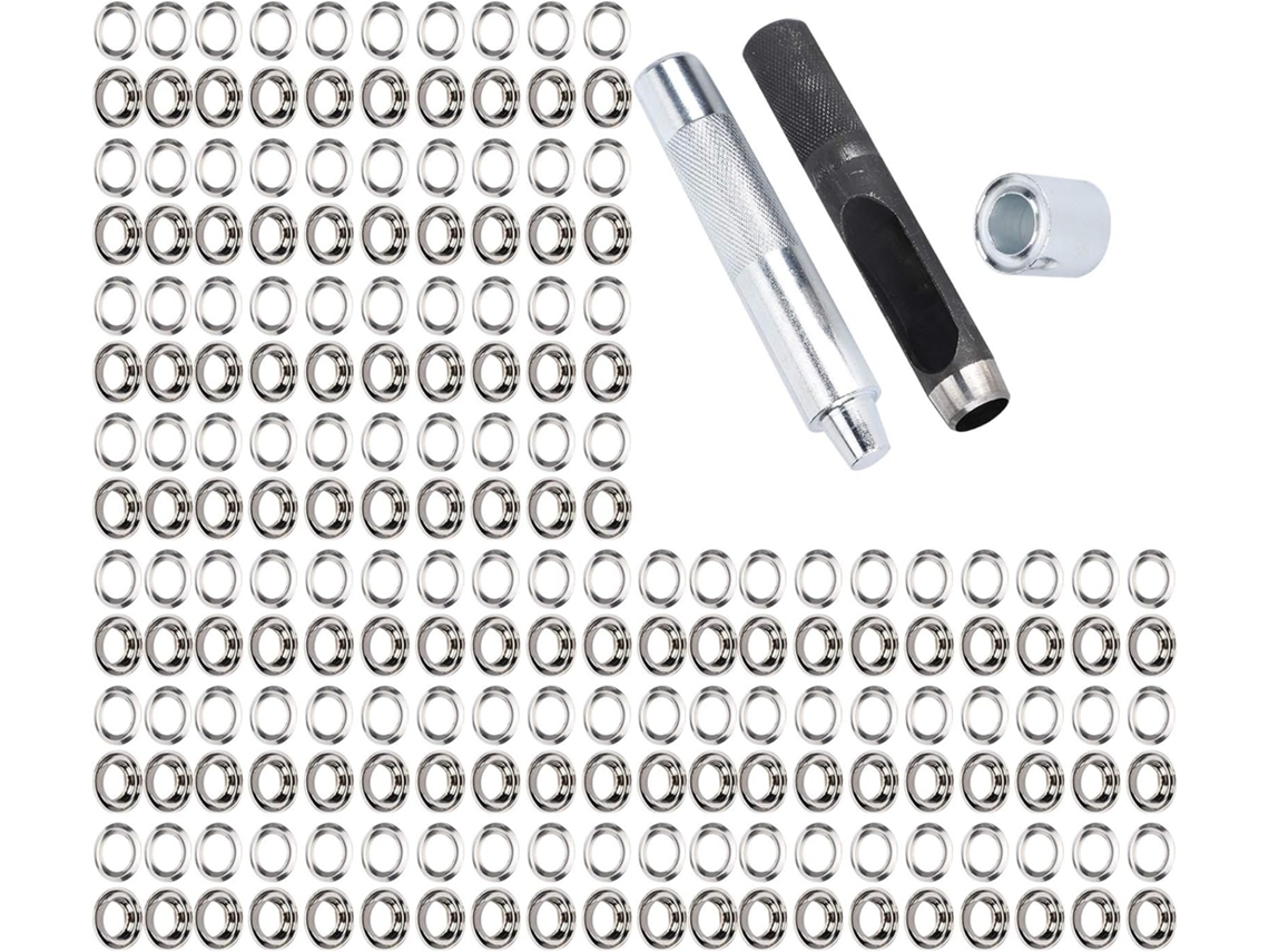 Kit De Ilhós Vazados, Conjunto Prático Ferramentas Para Ilhós,