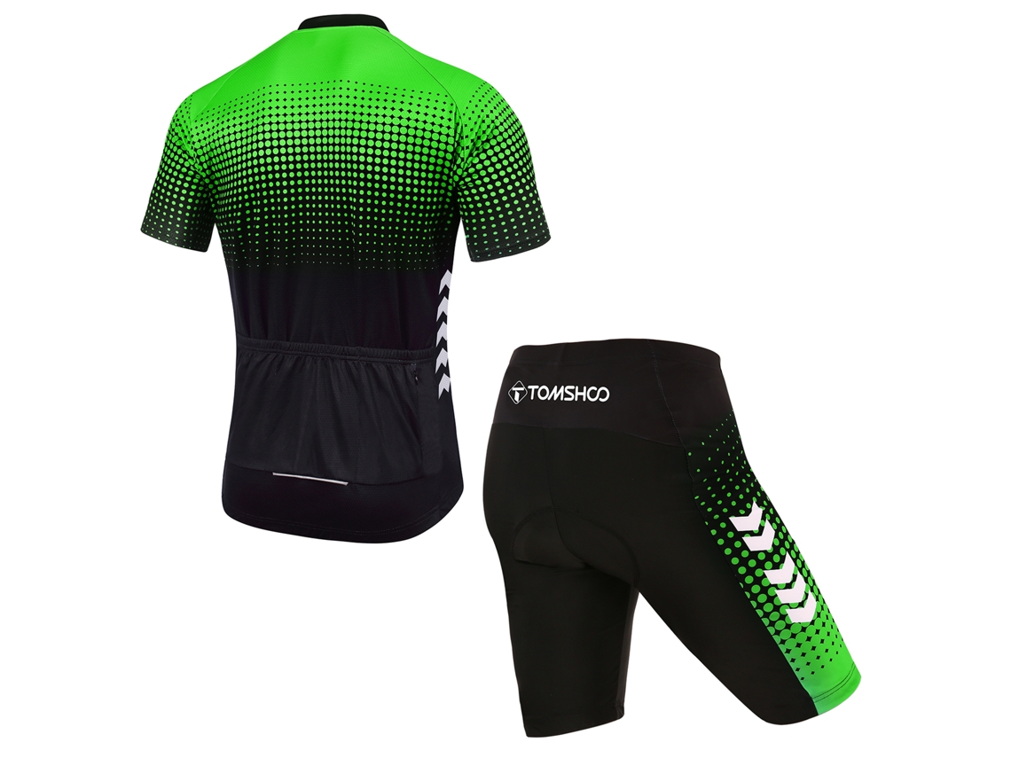 Conjunto de roupas de ciclismo Mali para homem, verão, com camisa e calções, espuma 4D