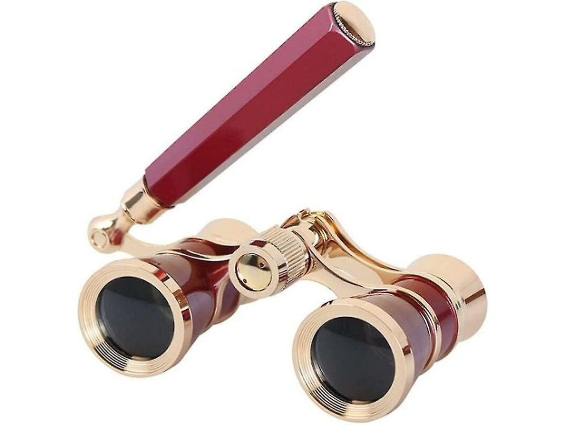 Binóculos, Mini Binóculos Com, Vermelho, 3x25 BRILVIBERA