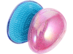 Conjunto De 2 Escovas Desembaraçadoras Peroladas Em Formato Ovo, Em 2 Cores, Antiestáticas Para Cabelos Longos