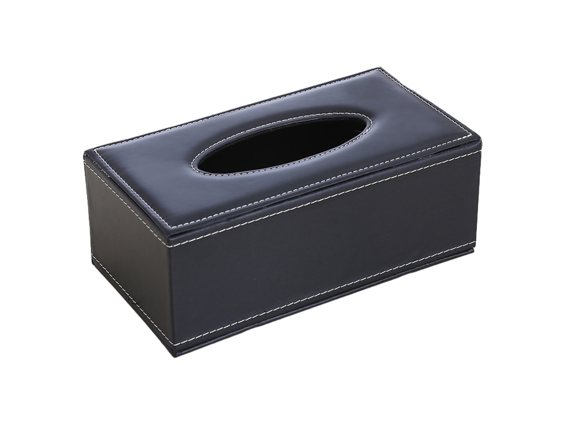 Estojo De Couro Para Lenços De Papel Porta Lenços Estiloso Com Fundo Magnético, Caixa Decorativa De Pu Para Lenços De Papel Aquaforge