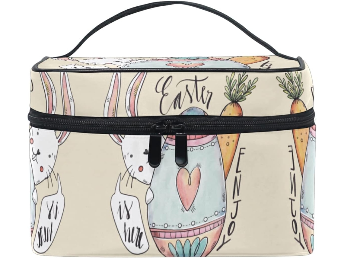 Nécessaire Organizadora com Zíper em Formato de Coelho Ideal para Tecido Zíper Viagens | S/MARCA