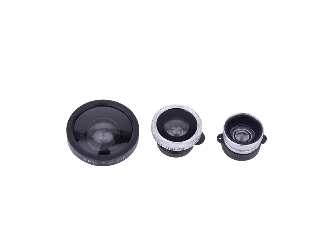 Kit de Lentes para Telefone EOOCOO (telefoto 8x Fisheye 180°)