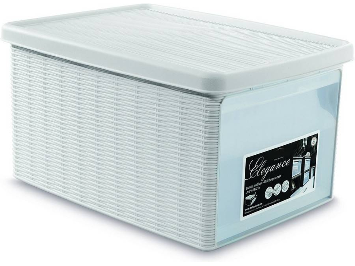 Caixa STEFANPLAST (Branco - Plástico - 29x21x39 cm)
