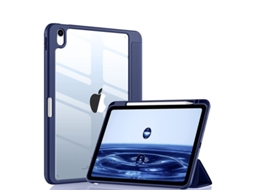 Capa Acrílica Com Slot Para Caneta Para O Novo Ipad Air 13 Polegadas (2024) Azul Escuro Sfushos (m2)