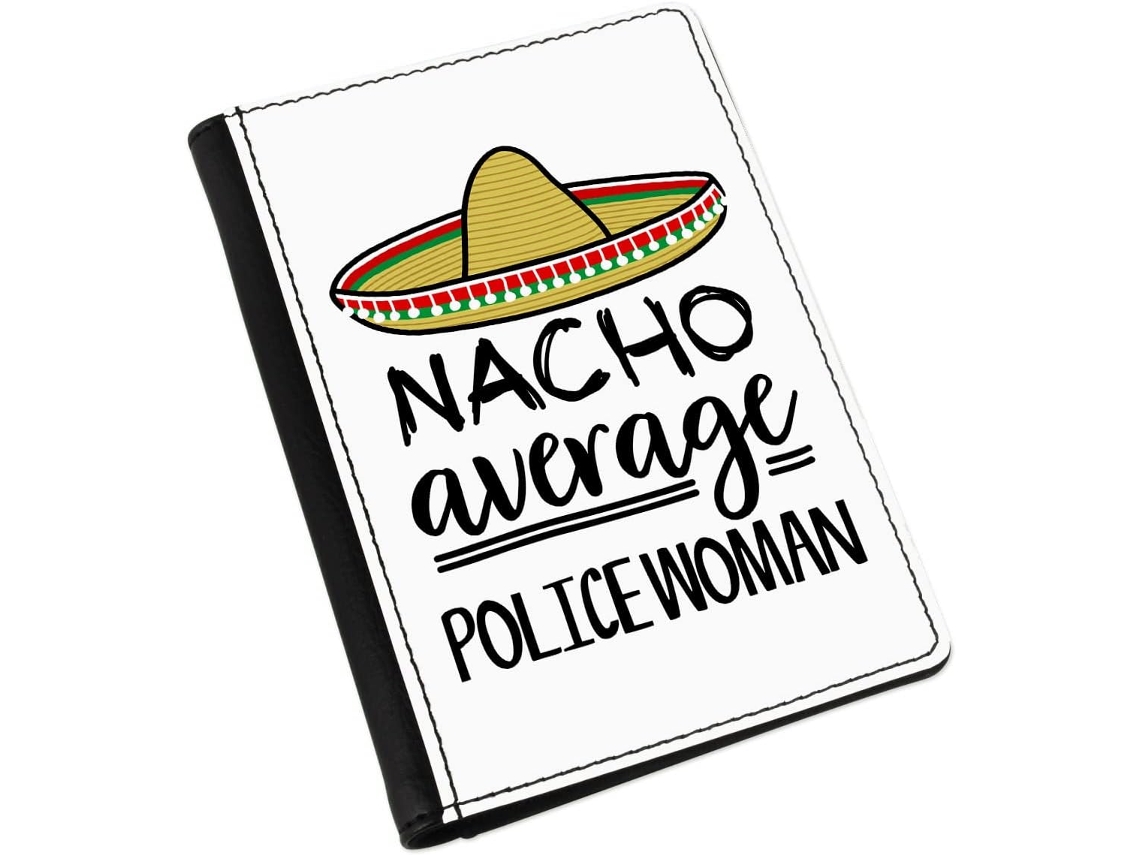 Capa para Passaporte Nacho Tamanho Médio Policial Feminina