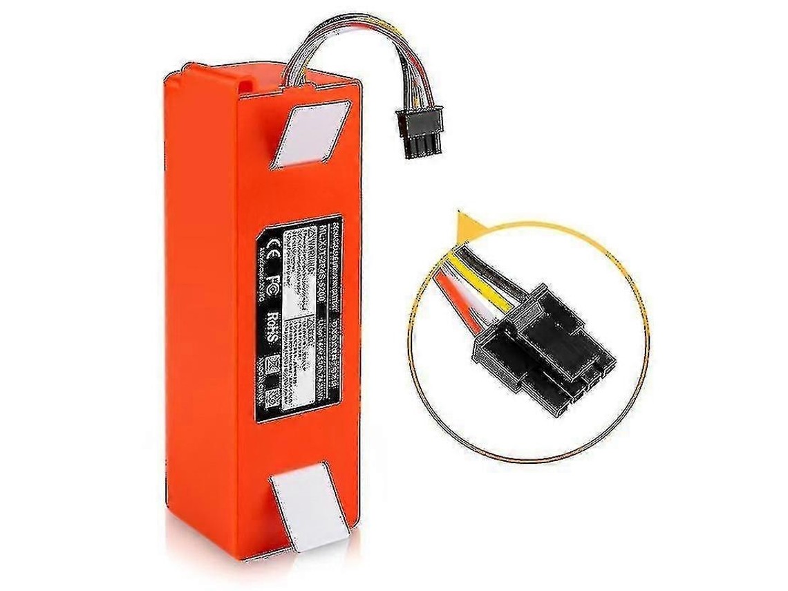 Bateria Recarregável Para Aspirador, 14.4v, Compatível Com Roborock S50 S51 S55