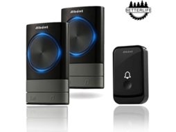 Receptor Único Preto Campainha Sem Fio Preta Para Comunicação Individual Com Música, Campainha Inteligente Com Controle Remoto. Brilvibera