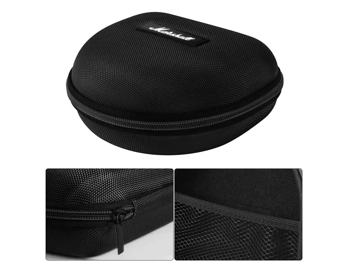 Case De Viagem Rígido Para Fones Marshall Major Iv/iii/ii, Mid E Monitor, Projetado Para Auscultadores Dobráveis
