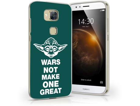 Capa DISNEY STARS Star Wars Huawei GX8 Verde — Compatibilidade: Huawei GX8