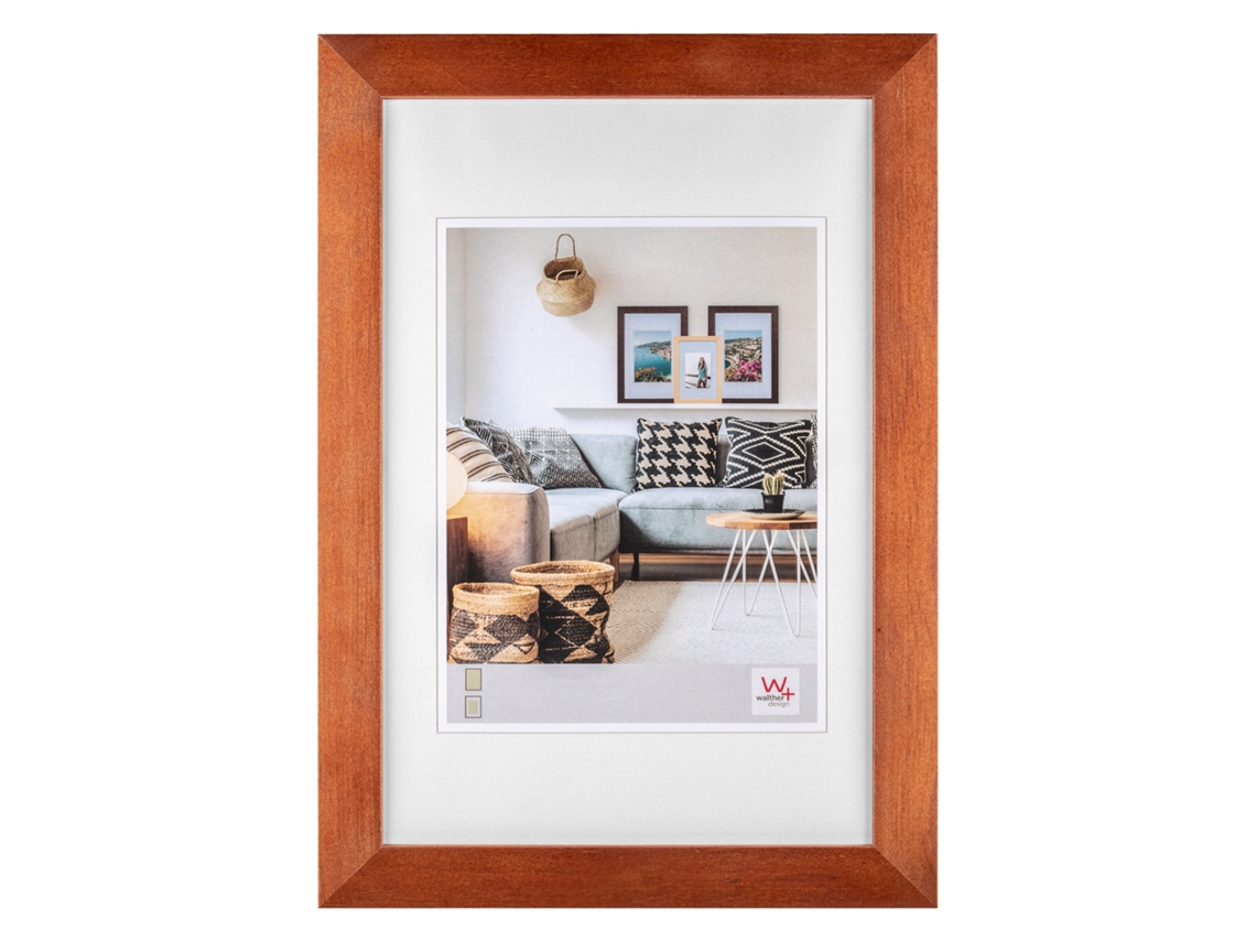 Nizza Wooden Frame 10X15 Cm Walnut