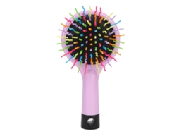 Pente Antiestático Para Cabelo Infantil Com Padrão De Cavalo Cute Pente De Massagem Arco-íris (cabelo Verde)