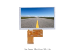Tela Lcd Multifuncional Ips De 5 Polegadas, Visão Total, Hd 800x480, Interface Rgb