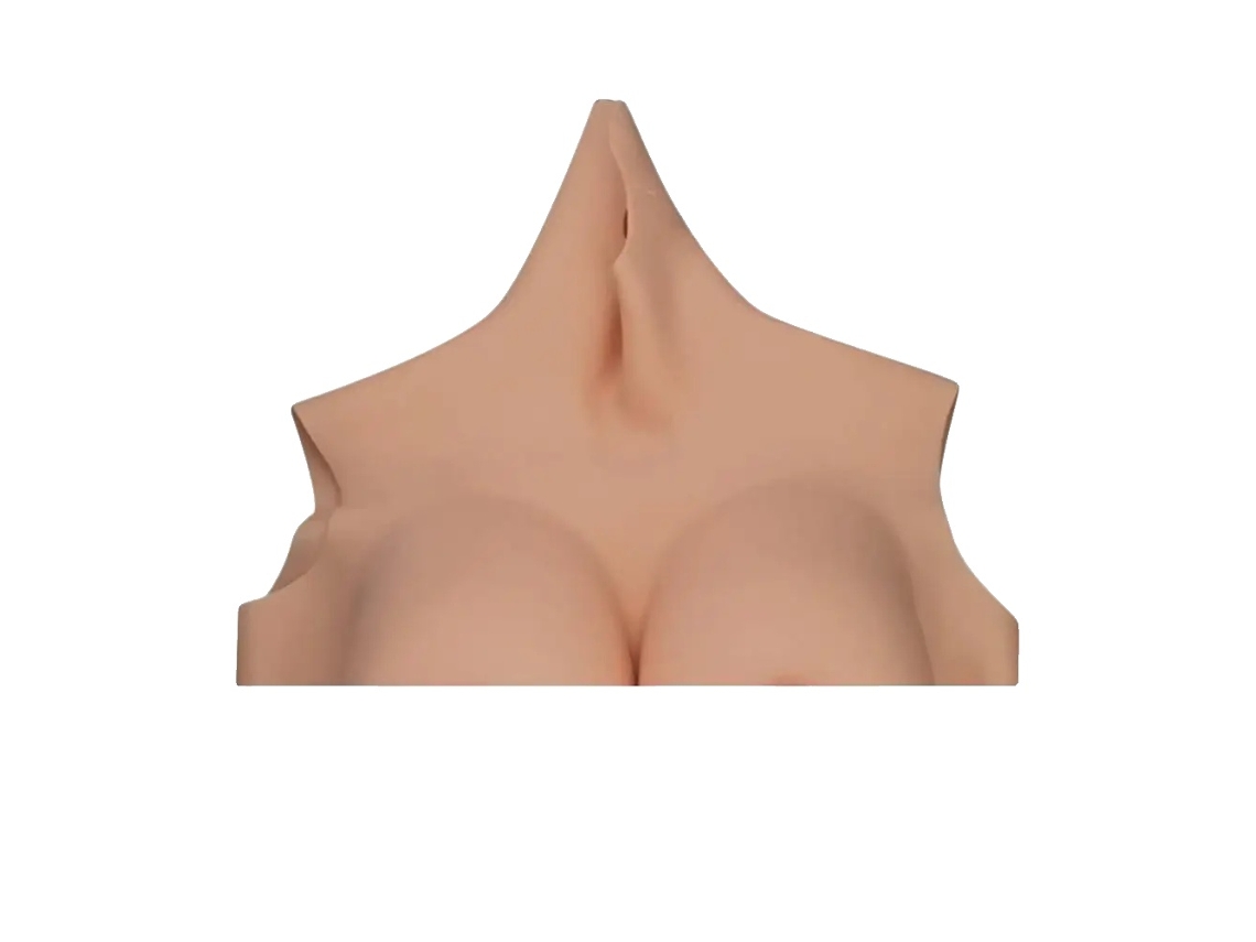 Forma De Mama, Silicone Com Aparência Natural, Ajuste Confortável, Cor 3, Silicone Copo L-c
