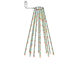 Tree Light, Tree Lights Vidaxl Multicolor Pvc (400 Cm)
