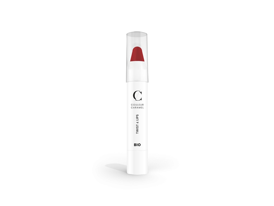 Caramel Twist&Lips Batom 405 Vermelho Mate 1Un COULEUR