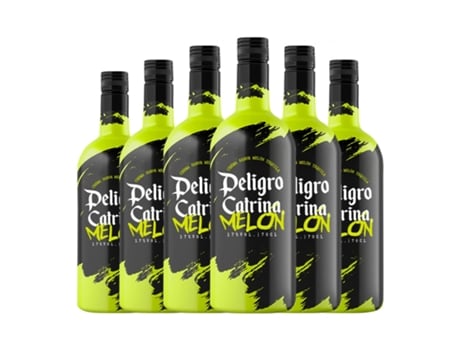 Licor Creme ANDALUSÍ Peligro Catrina Tequila Melón (0.7 L - 6 Unidades)