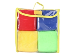 Mali 4pcs Dados Educativos de Pvc para Crianças Brinquedo de Pilha Interativo com Pais
