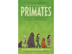 Livro Primates de Jim Ottaviani (Inglês)