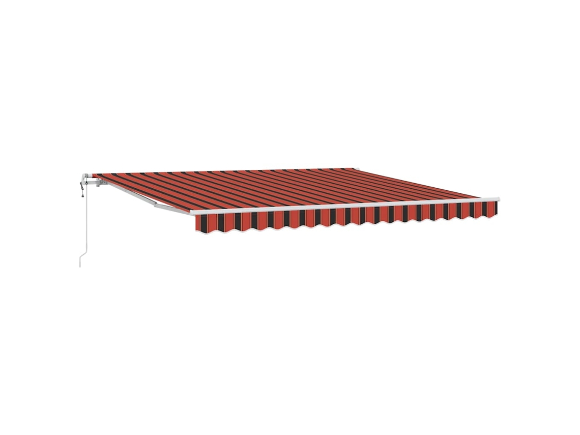 Toldo Retrátil Laranja e Marrom 400 × 300 Cm MAISON EXCLUSIVE