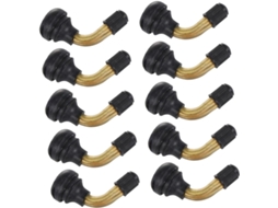 Conjunto De 10 Válvulas Angulares Para Pneus Sem Câmara Com Encaixe De Borracha.