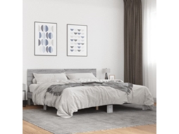 Estrutura De Cama 180x200 Cm Derivados Madeira/metal