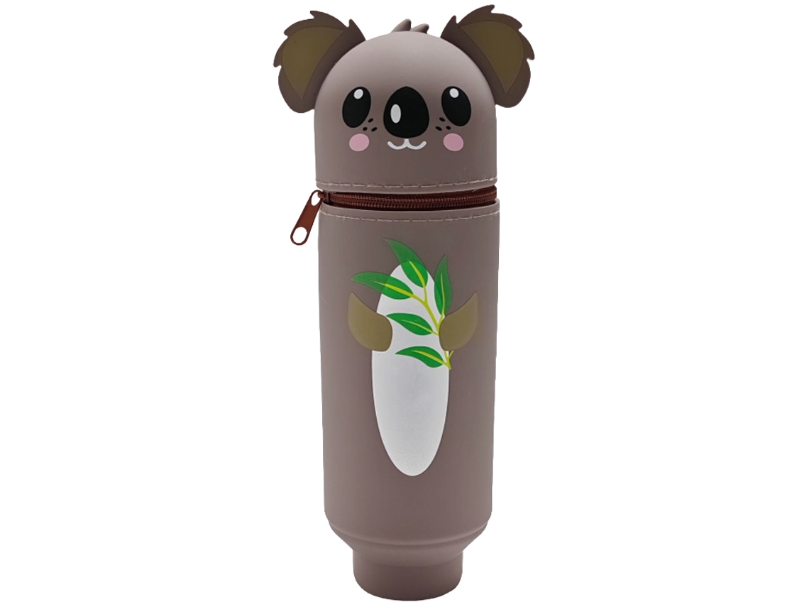 Laxiscreed Estojo De Silicone Com Design De Panda Para Lápis E Material Escolar, Armazenamento Prático E Resistente