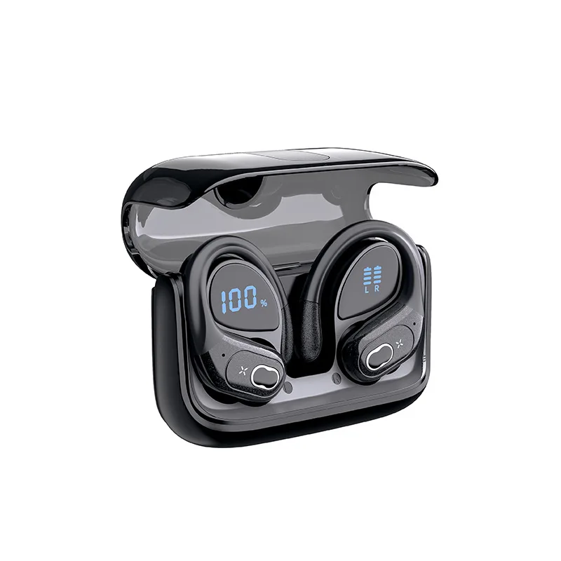 Fones De Ouvido De Condução Óssea (pretos), À Prova D'água Ipx5, Fones De Ouvido Estéreo Hifi