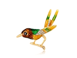 Broche Acessoório Roupa Estilo Ocidental Strass Gotejado