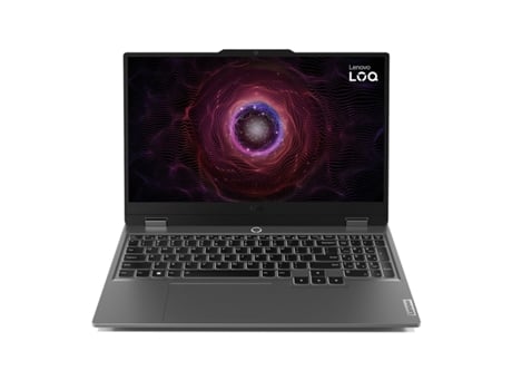 Laptop LENOVO 83JC0082PB (Cinzento - 16 GB RAM - 1 TB SSD - 15,6' - Tomada EU - Qwerty US - AMD Ryzen 7 - Nvidia Geforce RTX 4070)