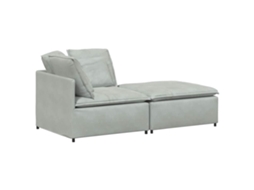 Sofá Modular Vidaxl Cinzento Veludo