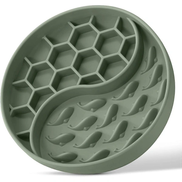 Tigela para Cães Que Comem Devagar, de Silicone com Ventosas AQUAFORGE