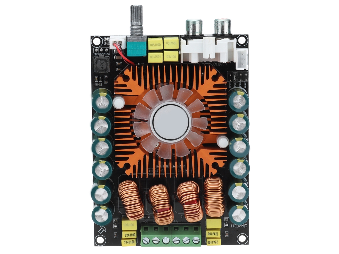 Placa Amplificadora Digital De Alta Potência 2.0 Hi-fi Estéreo 160w X 2 Tda7498e Com Suporte A Btl 220w