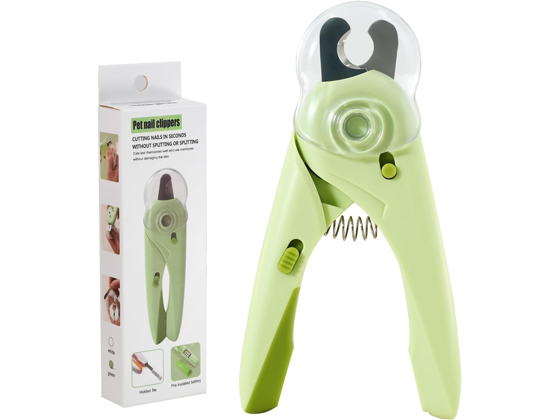 Cortador Pet Unhas Led Safe Lixa Durável