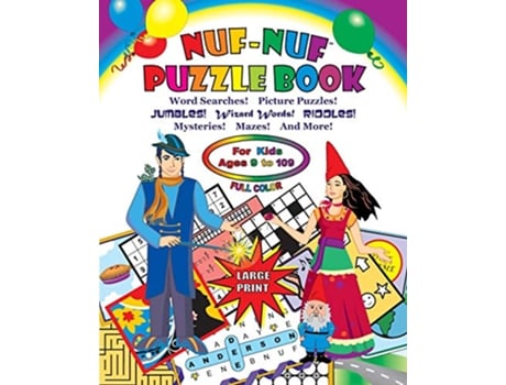 Livro NUFNUF PUZZLE BOOK Full Color de Dee Anderson (Inglês)