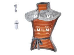 Almofada Térmica, Design Ergonômico, Múltiplas Configurações de Calor, Cinza OEM