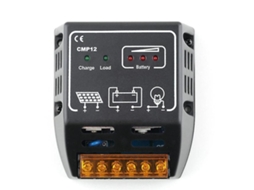 Controlador Solar Cmp12 20a 12v/24v Para Monitoramento De Sistemas De Energia Solar Fotovoltaica Pwm Olysi Shop