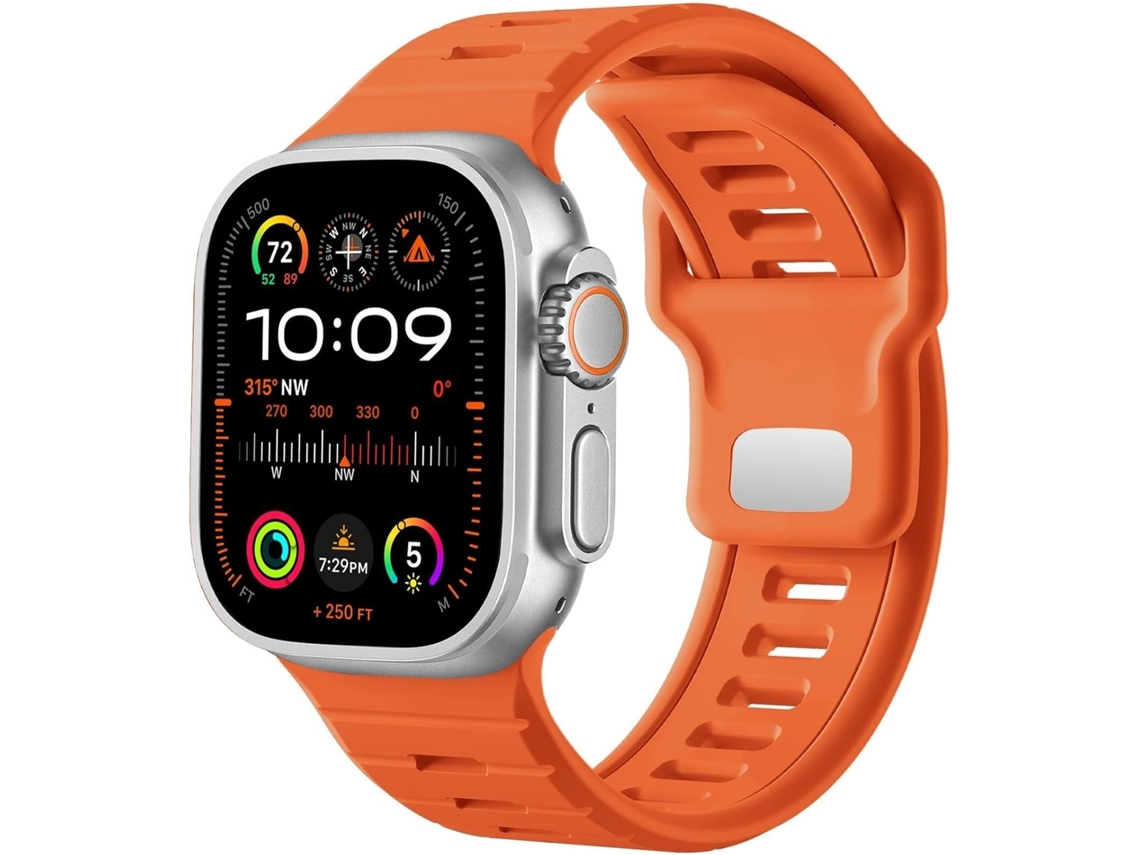 Pulseira de silicone para relógio com 45 42 Mm Design Premium S/MARCA