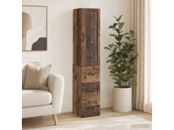 Vidaxl Conjunto De Gabinete 2 Unid. 33 X 34,5 X 87 Cm Madeira Antiga