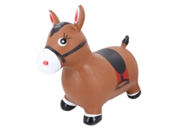 Primerox cavalo Saltador Inflável Marrom para Crianças Toddlers Meninos Meninas Brinquedo de Pular