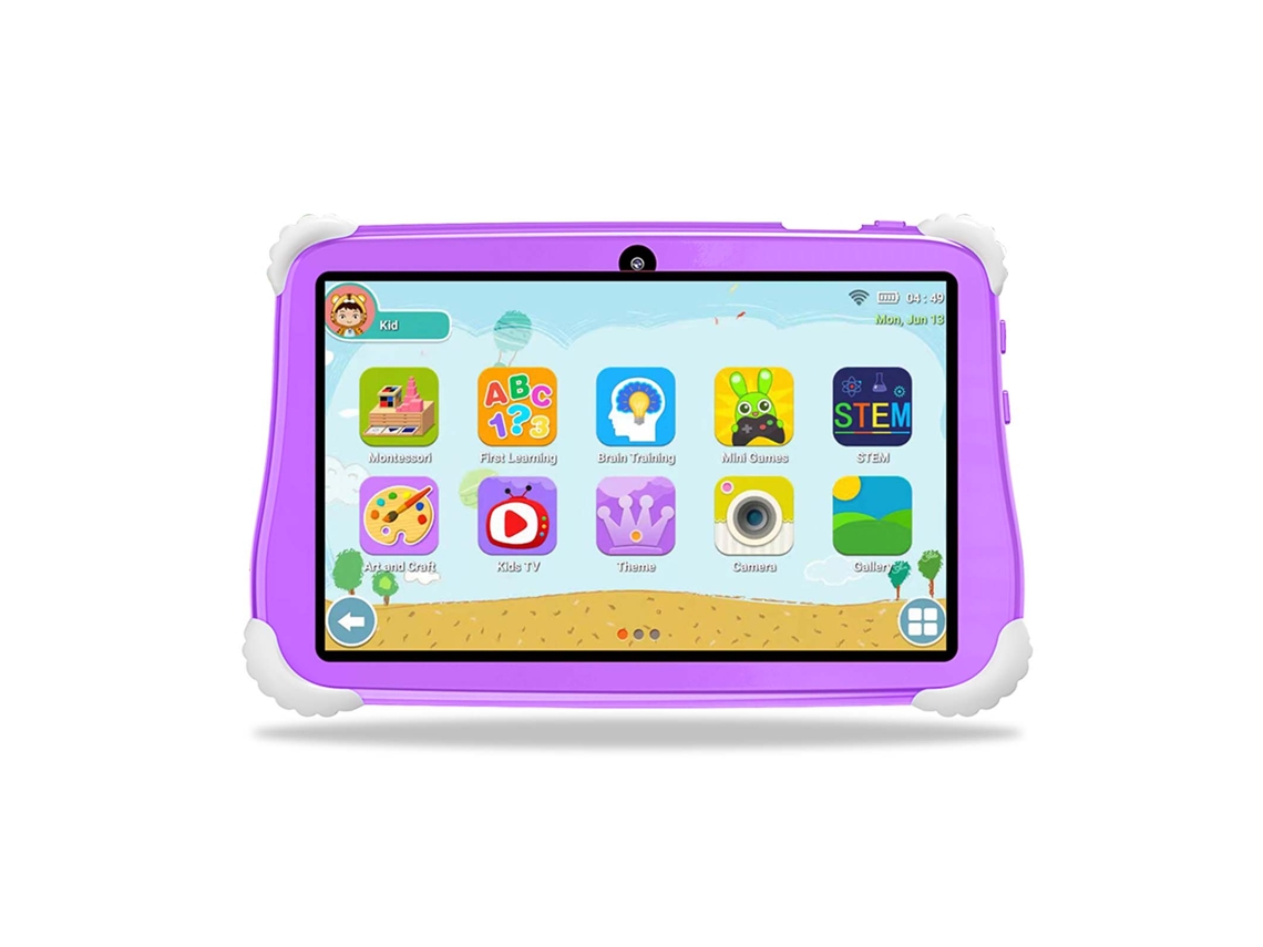 Tablet Infantil, Proteção Ocular Em Hd, Aprendizagem E Entretenimento
