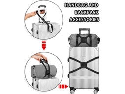 Adaptador de viagem AQUAFORGE para África do Sul, compacto, branco