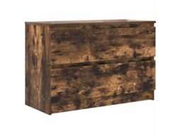 Tv Cabinet, Tv Cabinets Vidaxl Marrom Madeira Processada (n/a)