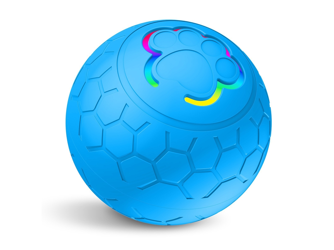 Bola De Brinquedo Interativa Com Luz Led Adequada Para Brincar Com Cães E Gatos Azul Cuich
