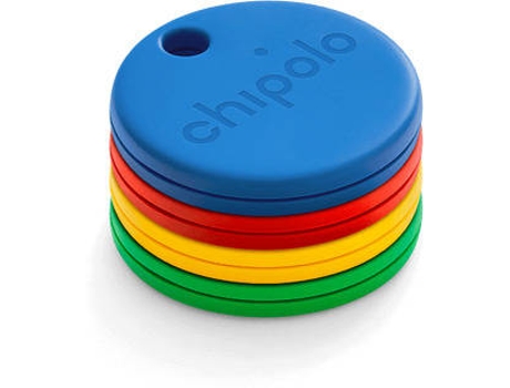 Localizador CHIPOLO Pop (4 unidades - Vermelho/Azul/Amarelo/Verde)