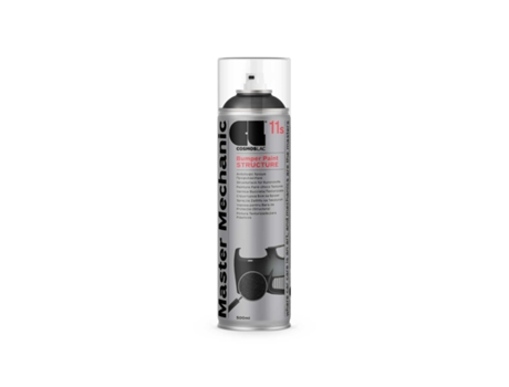 Tinta Texturizada Em Spray Para Para-choque Preto 11b Master Mechanic 500 Ml