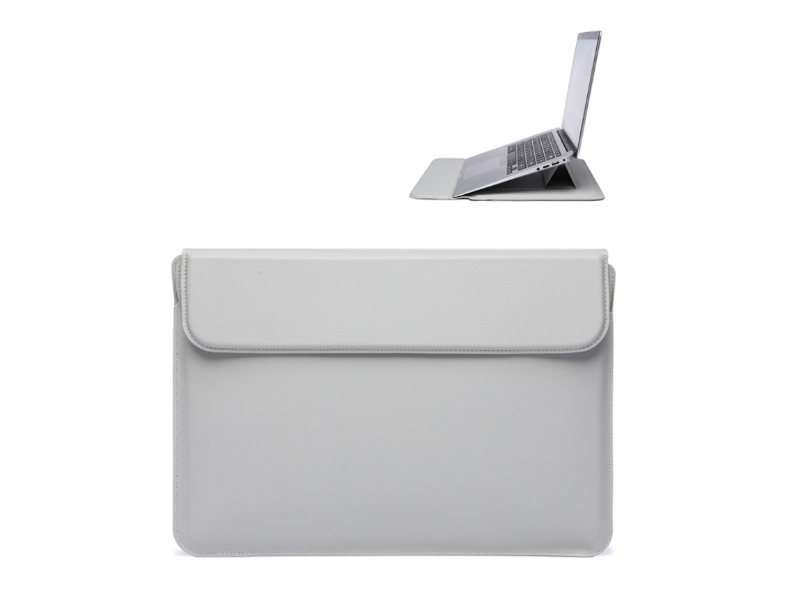 Caixa De Couro Para Computador Portátil Com Suporte, 40×29×2cm, Estojo Portátil À Base.