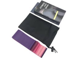 Conjunto De 5-faixas Elásticas Resistência Para Yoga | Alongamento Pernas, Braços, Costas E Coxas, Ideal Uso