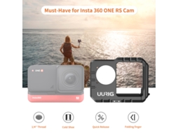 2026 jaula de Cámara Metálica para Insta360 One Rs, Jaula de Video para Cámara Insta360 One Rs