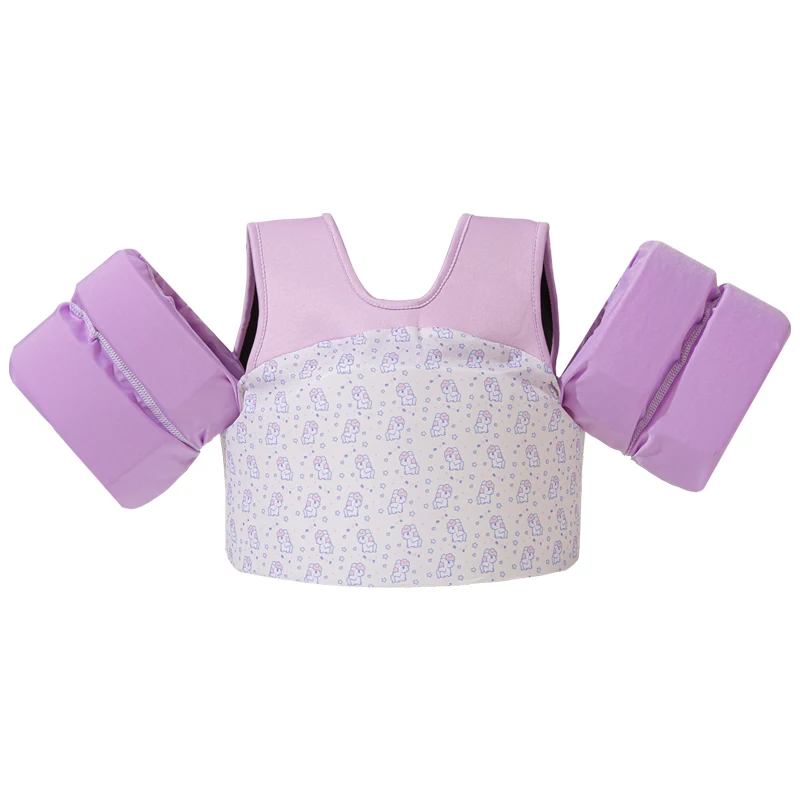 Colete Flutuante Infantil Colete Salva-vidas Com Fivelas Ajustáveis Para Crianças Com Peso Entre 10 E 25 Kg (roxo) Spqment